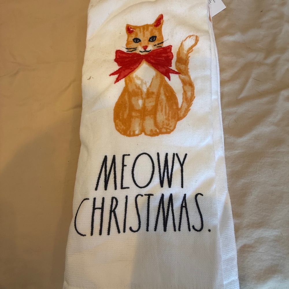 Meowy Christmas Tea Towels - Set of 3